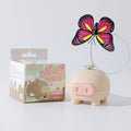 Electronic Interactive Cat Teasing Toys Electric Intelligent Automatic Rotate Cute Pig Funny Electric Rotating Butterfly Toys