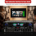 888BT 999BT Dual Dynamic Screen Digital Bluetooth Amplifier HiFi Stereo Sound AMP For Home Car Theatre Karaoke Meeting Max 4000W