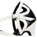 Black White Latin Dance Shoes for Womens Soft Bottom Indoor Jazz Tango Cha Cha Party High Heel Girl Dancing  Hollow Out Sandals