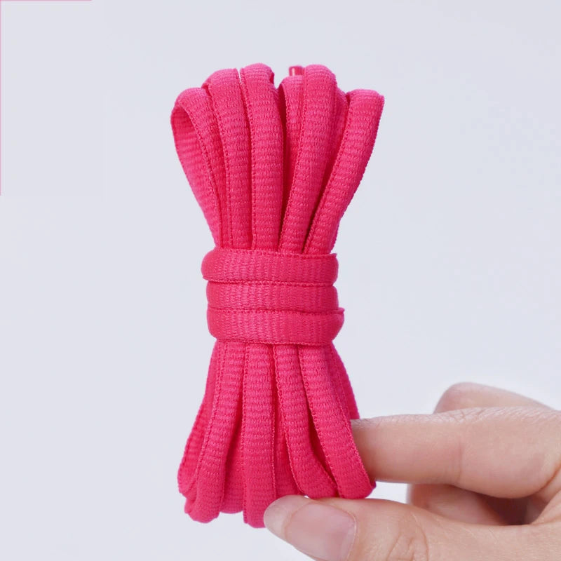 1 Pair Round Shoelaces Fof Basketball Sneakers Shoe Laces Black White Shoelace Universal for Children and Adults 100CM