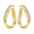 Orstarry S925 Sterling Silver 18k Gold Modern Square Earrings Hoop Earrings For Women Jewelry Original Trendy Anniversary Gifts