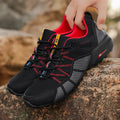 Breathable men's shoes, casual sports shoes, outdoor hiking shoes. Street walking shoes