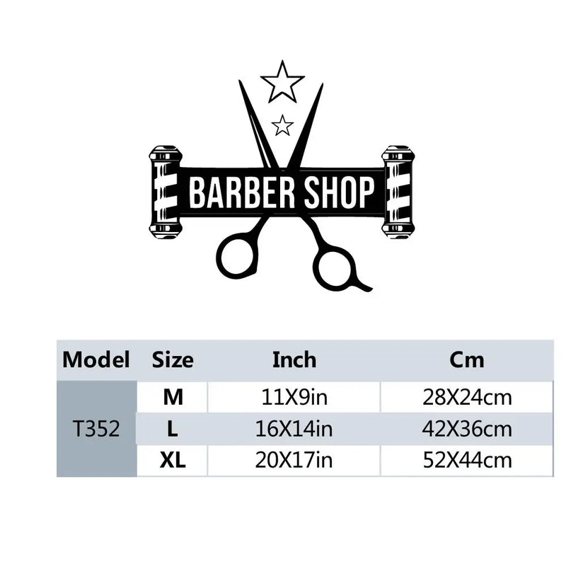 Barbershop Sticker Waterproof Vinyl Wallpaper Home Decor Removable Decor Wall Decals