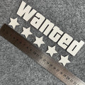 WANTED Motorcycle Sticker Vinyl Waterproof Decal Adaptable Motorcycle / Body / Helmet Motorcycle Decoration Accessories