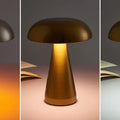 LED Table Lamps Touch Dimming USB Rechargeable for Bar Hotel Restaurant Bedside Decor Bedroom Nightlights Mushroom Lampara Gift