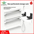 No Drill Adhesive Paper Towel Rack Wall Mount Kitchen Plastic Wrap Roll Holder Cabinet Door Self Storage Bracket | SAMAG