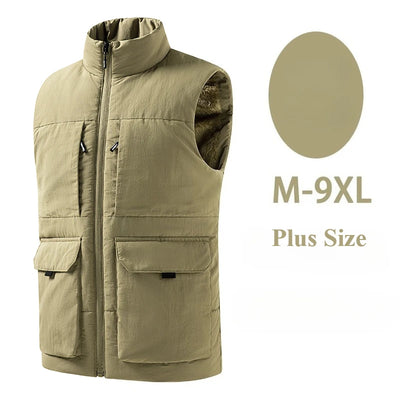 Men Vests for Fall Winter Padded Thickened Workwear | SAMAG