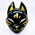 Japanese Anime Demon Fox Mask Cosplay Sabito Makomo Tanjiro Lightweight Plastic Thicken Animal Halloween Party Costume Props