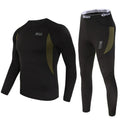 Men's Winter Thermal Underwear Thermal Tee And UnderPants Set Comfortable Breathable One-Piece Suit for Home Use