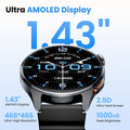 HAYLOU Watch 4S GPS Smartwatch 1.43” HD AMOLED Display 5 Satellite GPS Positioning 120+ Workout Modes Sport Fitness Smart Watch