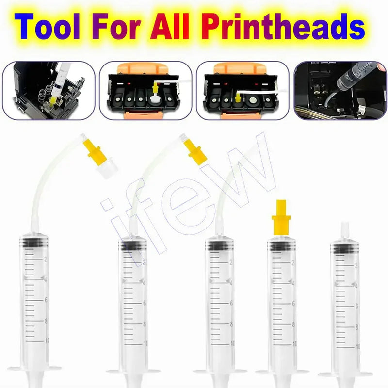 Print Head Dtf Cleaner Printer Cleaning Liquid Kit for Epson Canon HP Brother Nozzle Cleaning Solution Fluid Clean Printer Heads