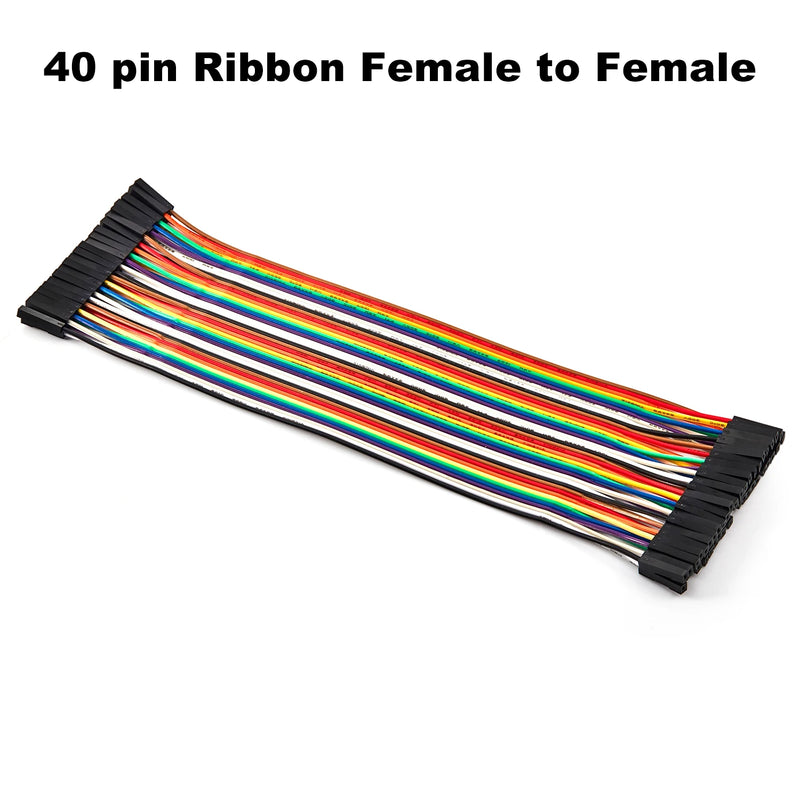 40-120Pcs 10cm 20cm 30cm Dupont Cable Line Jumper Wire Kit Male Female 24AWG Copper Long Ribbon Connector Set for DIY Breadboard