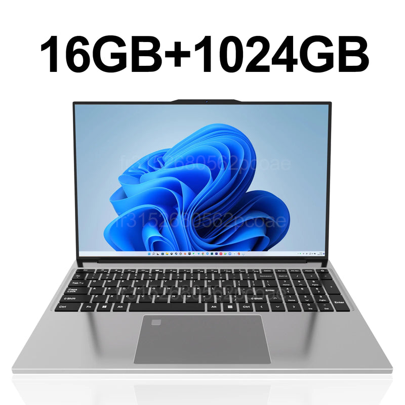 LENO 15.6" Laptop Portable Intel Core i7-6500U 32GB RAM 2TB SSD Windows 11 Notebook Gamer 1080P Display Office Study Computer PC