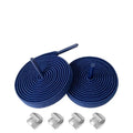 No Tie Shoe Laces Elastic Laces Sneakers 8MM Widened Flat Elastic Shoelaces Adult Quick Shoe Lace Rubber Bands for Shoes