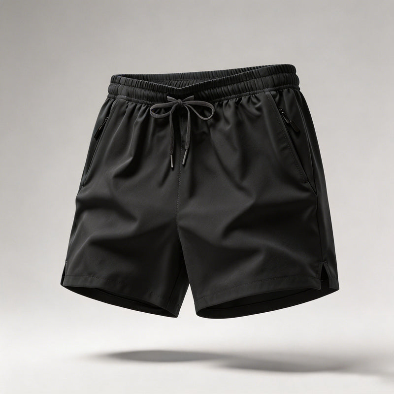 Men's Quick Dry Running Shorts with Drawstring and Zip Pockets - Ideal for Athletic Workouts and Gym - View 10 | SAMAG