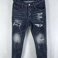 6060 Four Seasons New Men's Washed Ripped Patch Old | SAMAG