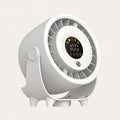 New Misting Fan Humidifying Rapid Cooling Hanging Hole Low Noise Digital Display Button Controlled Speed Fine Absorbable