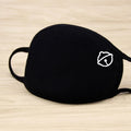 Black Face Mask Unisex Winter Warm Thickening Half Face Mouth Mask Cotton Cartoon Pattern Anti-Dust Anti- Respirator Kpop Mask