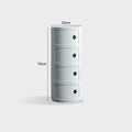Round bedside table nordic plastic Bedside cabinet for bedroom small side end table nightstand Storage locker