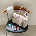 New Fashionable Large Capacity Boston Bag Women's Underarm Slouchy Artistic Style Commuter Single Shoulder Bag