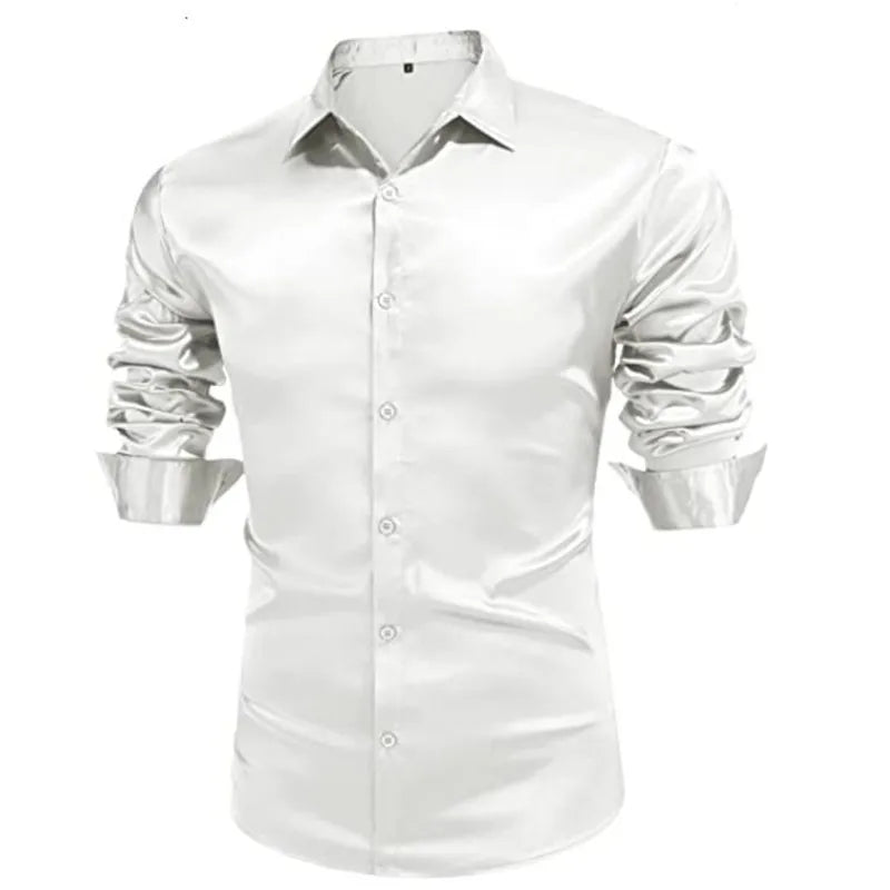 Premium Men's Ultra-Stretch Shirt - High-Quality Silky | SAMAG
