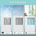 8000 BTU Portable Air Conditioner Quiet Sleep Mode, 3-in-1 Cooling Dehumidifying Fan for 350 Sq Ft Rooms, Energy-Saving 24-Hr Timer, AC Unit with Remote Full Window Kit White