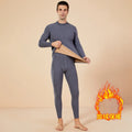 New Style Thermal Underwear Fleece-lined Long Johns Extra Thick Warm with High Neck Suitable for Both Men and Women Couple Set