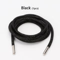 Crystal Rhinestone Diamond Shoelaces Colorful Shiny Shoe Laces Sneakers Shoelace Clothes Bags Belt Accessories Round 4mm 1PCS