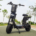 FLJ K14 14inch 8000W 60V Fat wheels skateboard electric scooter with Short Handle fast speed 58MPH