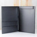 A4 PU Leather Planner Notebook Ring Binder File Folder Portfolio Office School Folder for Documents A4 Paper Writing Board
