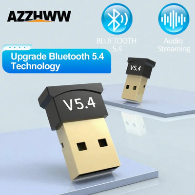 USB Bluetooth Adapter 5.4/5.3/5.1/5.0 Wireless Dongle for PC Laptop Speaker Audio Receiver Transmitter | SAMAG