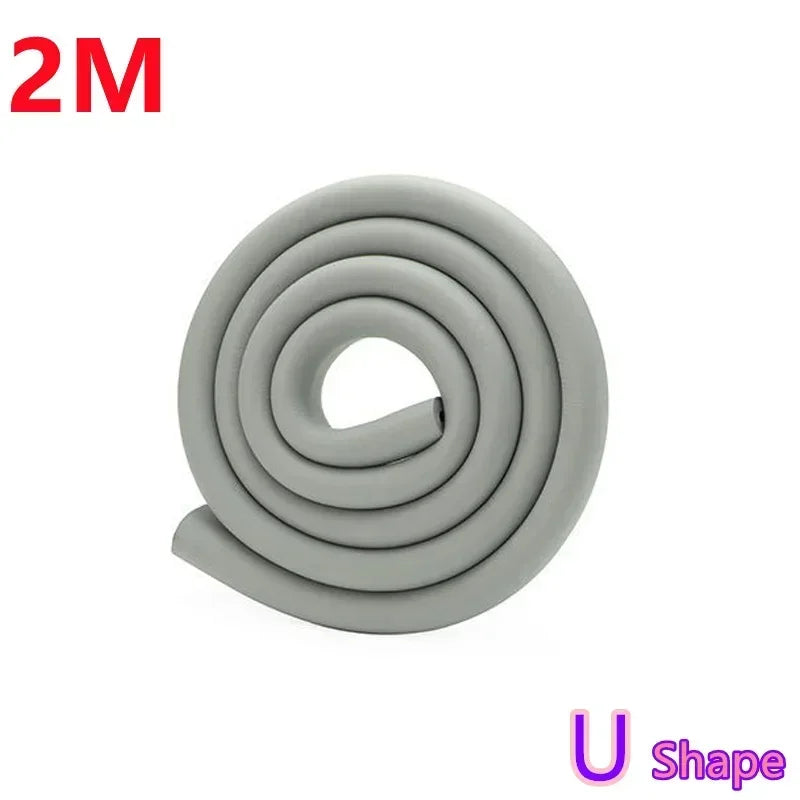2M Baby Safety Soft Anti-Collision Foam Strip Home Table Corner Protector Tape Table Edge Protector for Baby Protection Products
