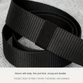 Men Belts Automatic Buckle Metal Webbing Belts for Men Canvas Nylon High Quality Strap Casual Sports Students