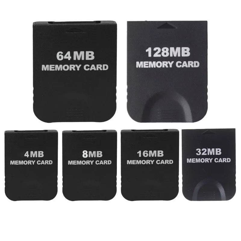For NGC GameCube Memory Card 4MB/ 8MB/ 16MB/ 32MB /64MB/128MB Game Data Storage Card for Wii Game Card Memory Stick