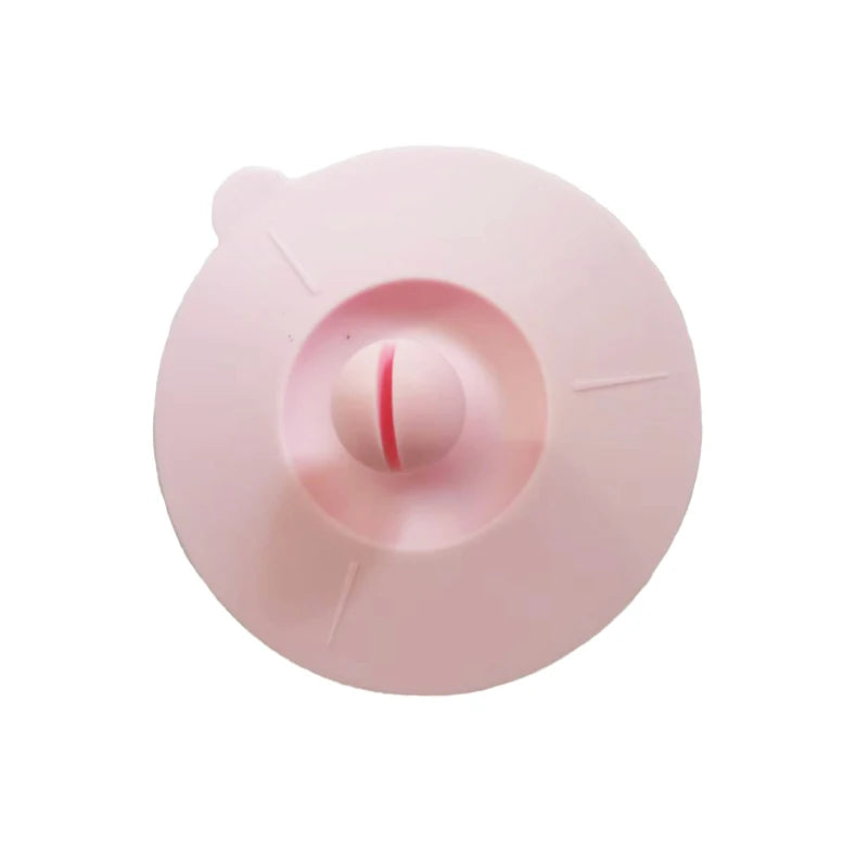 Silicone Mug Cover Food Grade Anti-dust Silicone Hot Cup Lids with Spoon Holder