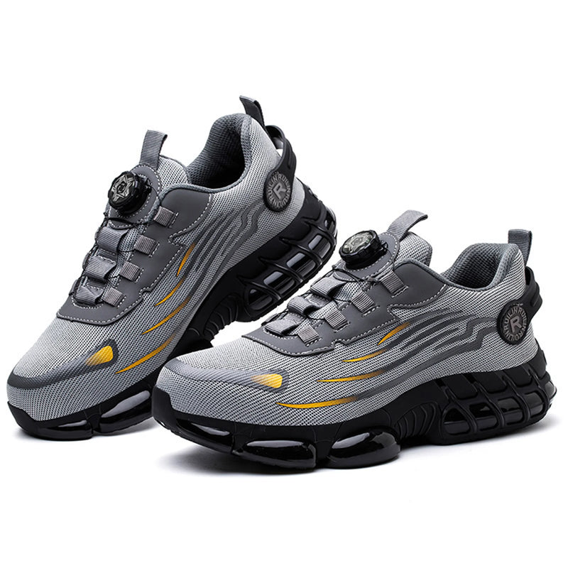 Indestructible Steel Toe Protective Safety Shoes Slip Resistant Abrasion Resistant Work Shoes Men Tough Comfortable Sneaker ﻿