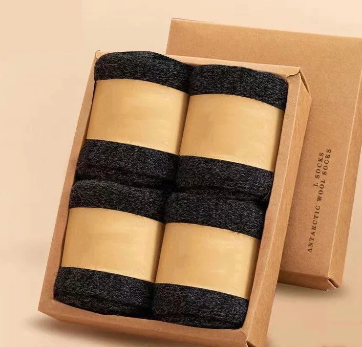 4Pairs/Lot Men's Winter Super Thick Thermal Socks Wool | SAMAG