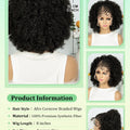 KIMA New Box Braided Wig Synthetic Full Lace Wigs Short Lengths for Black Women Men Braided Wig With Baby Hair Box Braiding Wigs