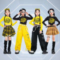 Hip Hop Kids Cool Crop Top K - pop Street Dance Cargo Pants - View 2 | SAMAG