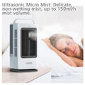 1700ml 3-IN-1 Mini Portable Air Cooler with Intelligent Touch Control 120 Degree Swing Air Conditioner 3-Speed Household Desk