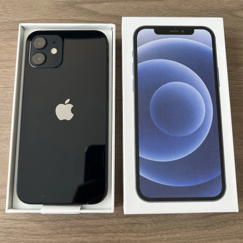 CN&US Version Original Apple iPhone 12 64GB 128GB 256GB ROM 6.1" Genuine Super Retina OLED Face ID NFC IOS Unlocked 5G iPhone12