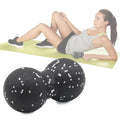 Yoga Massage Roller Ball Peanut Double Lacrosse Spiky Fasciitis Balls Back Ball For Plantar Relief Mobility Myofascial Pain