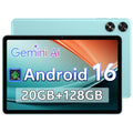 SVITOO Tablet 2026 Android 16 10.1 Inch IPS HD Screen Unisoc T7250 Octa-Core Processor 4GB Physical RAM + 16GB Virtual RAM 128GB ROM 1TB Expandable 6600mAh Battery 2.4GHz 5GHz WiFi 5 Bluetooth 5.0 GPS Widevine L1 With Case Ta