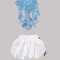 Girls K - pop Off Shoulder Crop Top Tutu Skirt Kids Hip Hop - View 22 | SAMAG