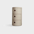 Round bedside table nordic plastic Bedside cabinet for bedroom small side end table nightstand Storage locker