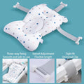 PANGDUBE Baby Bathtub Pad Ajustable Bath Support Seat Newborn Bathing Cushion 0~1 Year Old Baby Bathtub Floating Seat for Shower