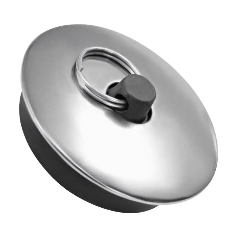 1Pcs Stainless Steel Bath Plug Kitchen Bathroom Accessory Rubber Drain Stopper Water Easy to Use Bath Tub Caps
