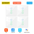 ZigBee 3.0 Curtain Roller Shutter Switch For Tubular Motors Remote Tuya Smart Life App Control Backlight Home Assistant Alexa