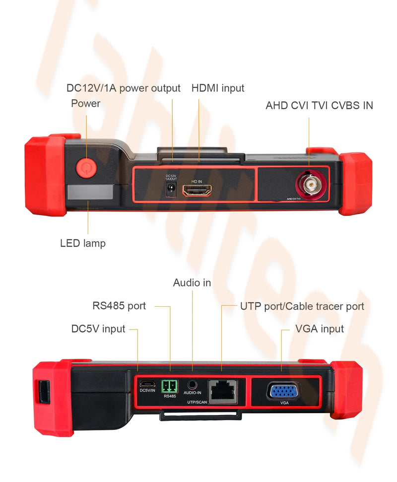 Mini 5-inch CCTV Tester 8MP AHD/CVI/TVI Monitor Cameras - Visuel 4 | SAMAG