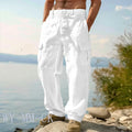 European And American Men's Cotton And Linen Trousers | SAMAG